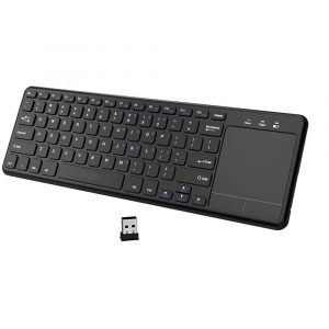 78 Keys 2.4G Wireless Mini Keyboard with Mouse Pad- Battery Operated
