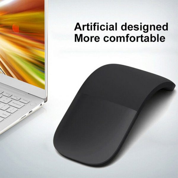 2.4G Wireless Ergonomic Folding Battery-Operated Laptop and PC Mouse_4