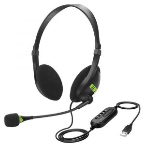3.5mm USB Interface Noise Cancelling Headphones with Microphone