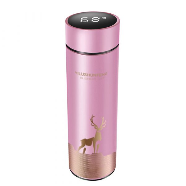 Insulated Hot Water Bottle Vacuum Thermos Flask with LCD Display_3