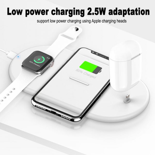3-in-1 Wireless Charger for QI Devices iPhone, Watch & Airpods_8