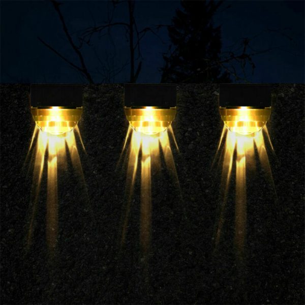 4-pc Outdoor Solar LED Deck Light Garden Decoration Wall and Step Light_14