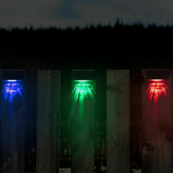 4-pc Outdoor Solar LED Deck Light Garden Decoration Wall and Step Light_15