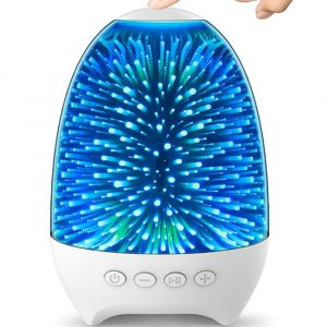 3D Star Sky Crystal Touch Control Bluetooth Speaker- USB Charging