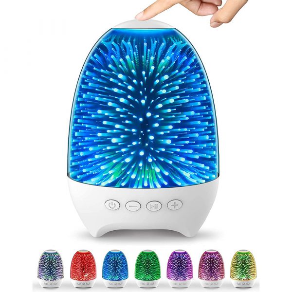 3D Star Sky Crystal Touch Control Bluetooth Speaker with LED Night Light_4