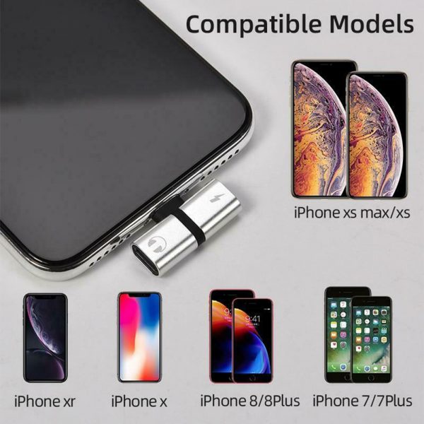 T- Shaped Dual Port Headset and Charger Splitter for Apple iPhone_10
