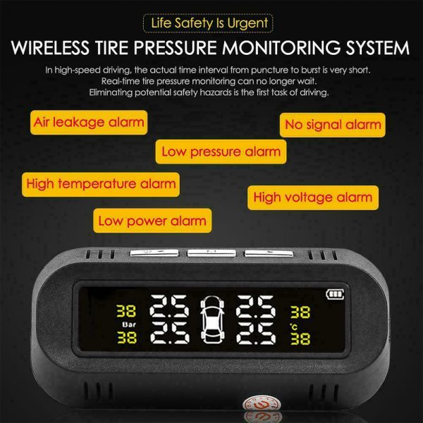 Solar Powered TPMS Monitoring System with Colored Digital Display_8