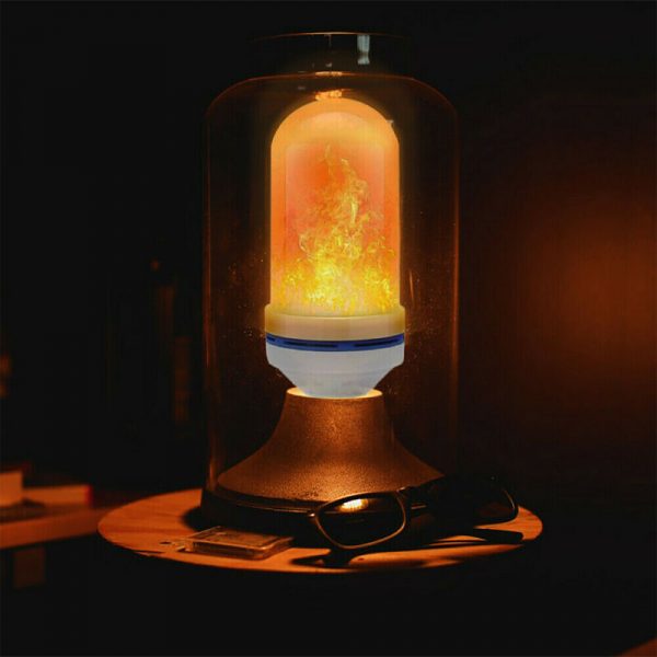 E27 Base Flame Light LED Decorative Unique Flickering Light Bulb_3