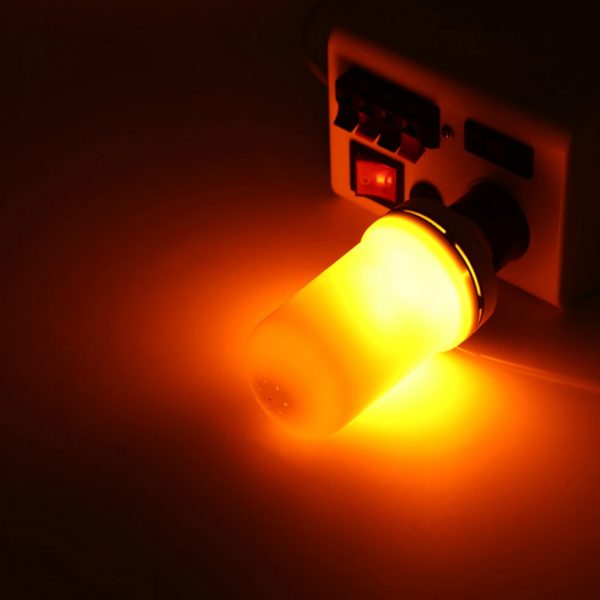 E27 Base Flame Light LED Decorative Unique Flickering Light Bulb_4