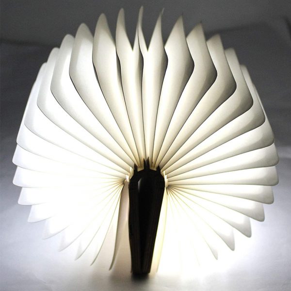 USB Rechargeable 3 Colors 3D Creative Foldable LED Book Night Light_11