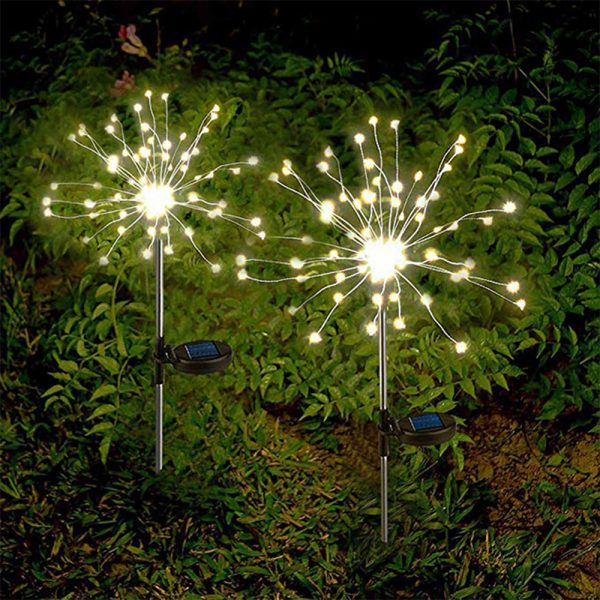 120 LED Solar Powered Outdoor Sparkling Fireworks LED Lights_3