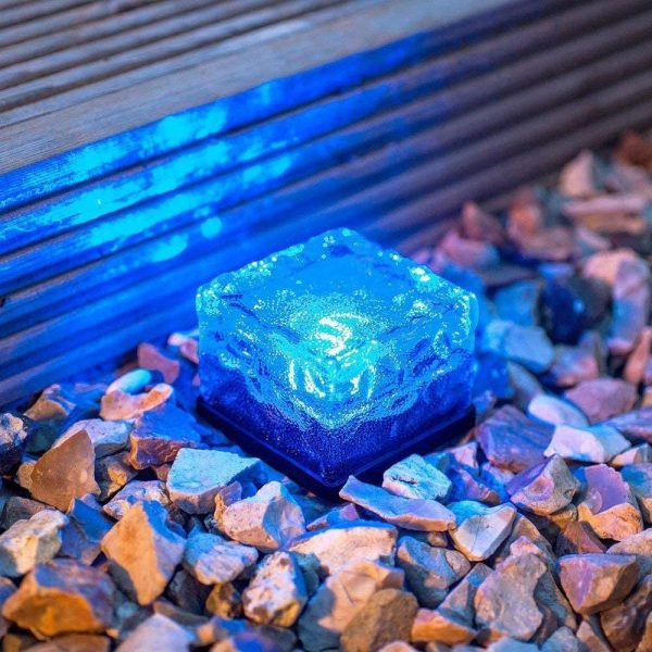 Solar Powered Multi-Color Light Up LED Light Cubes with Switch_5