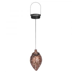 Hanging Solar Lantern for Outdoor Garden Metal Light Lamp_0