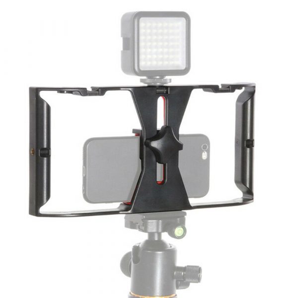Professional Smartphone Photography Cage Rig Video Stabilizer Grip_2