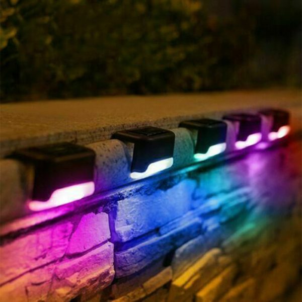LED Light Solar Powered Staircase Step Light for Outdoor Use_4
