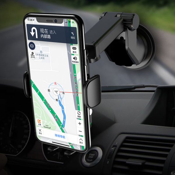 15 W Fast Wireless Car Mobile Phone Holder and QI Charger_3