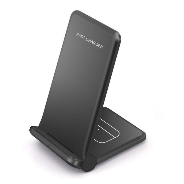 2-in-1 Foldable QI Enabled Wireless Charger Fast Charging Dock_1