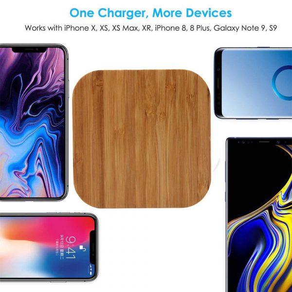 Portable Wireless Wooden Charging Pad for QI Enabled Devices_12