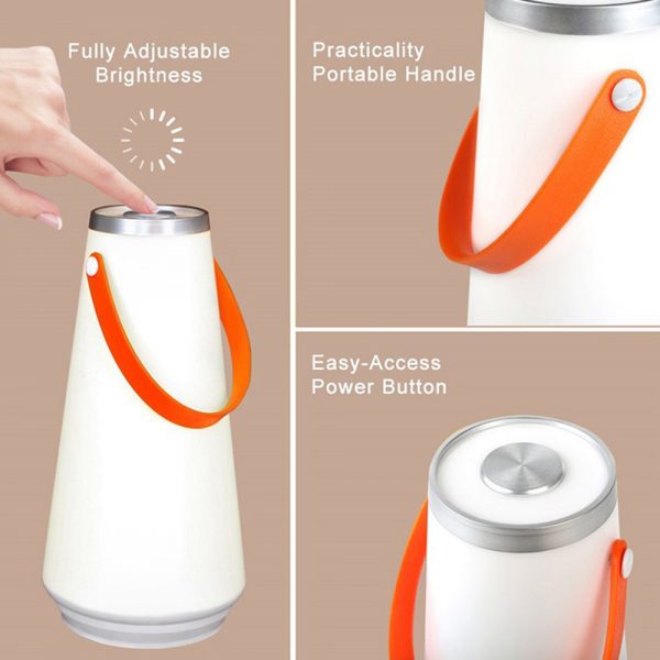 Portable Rechargeable Dimmable LED Lantern with 3 Modes_4