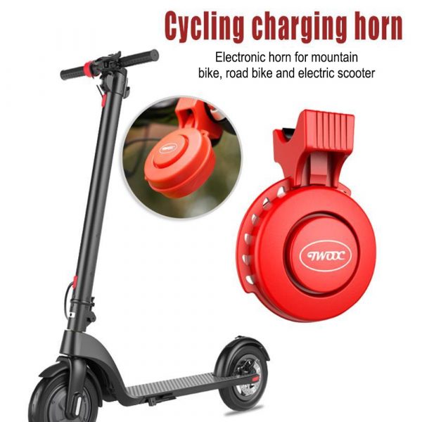 USB Rechargeable Loud Electronic Bicycle Bell Horn_8