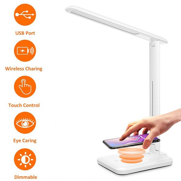 Multifunctional LED Desk Lamp with 5W Wireless Charging Function_4