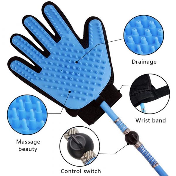 3-in-1 Pet Bathing Tool Sprayer Massage Glove and Pet Hair Remover_6
