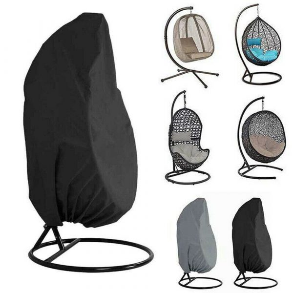 Polyester Fabric Hanging Rattan Egg Chair Protection Cover_2