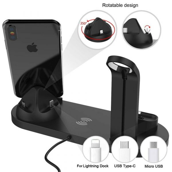 3-in-1 Wireless Charging Dock for QI Devices Phone Watch Earphones_10