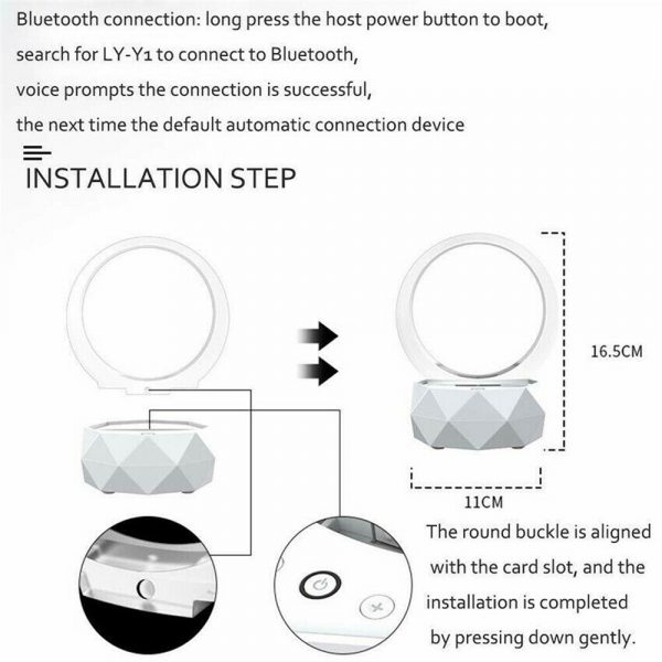 RGB LED Portable Wireless Bluetooth Speaker and Night Lamp_13