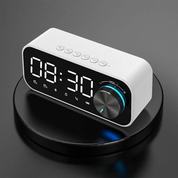B126 Multifunctional BT 5.0 Speaker Subwoofer LED Alarm Clock_3