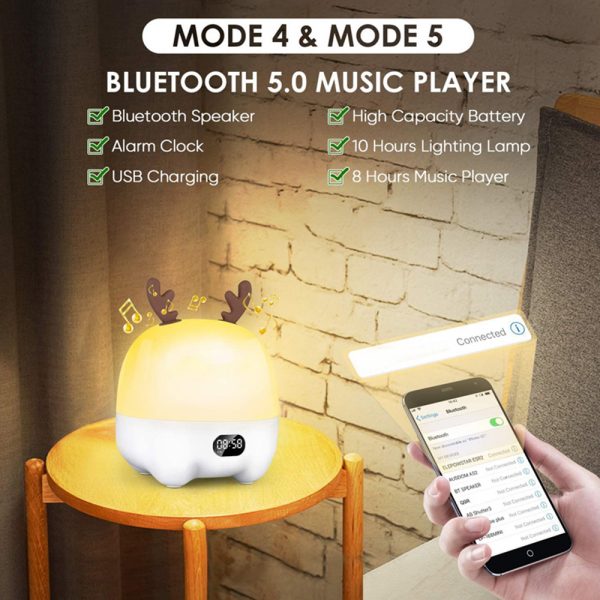 Multifunctional LED Light Projector and Bluetooth Music Lamp_6