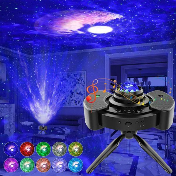 Galaxy Star Light Projector with Bluetooth Speaker Function_4
