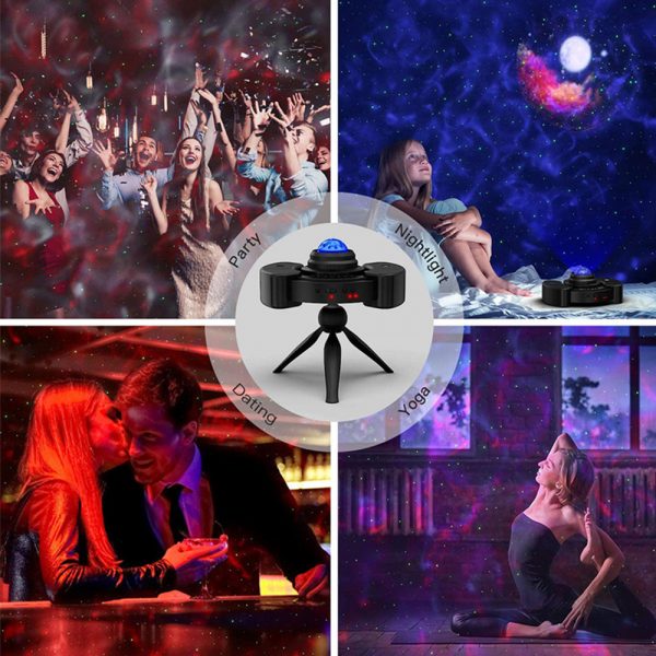 Galaxy Star Light Projector with Bluetooth Speaker Function_12