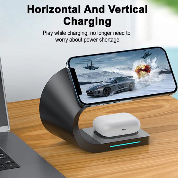 4-in-1 Multifunctional Fast Charging Magnetic Wireless Charger_7