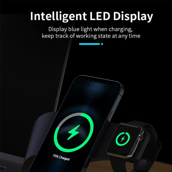 4-in-1 Multifunctional Fast Charging Magnetic Wireless Charger_11