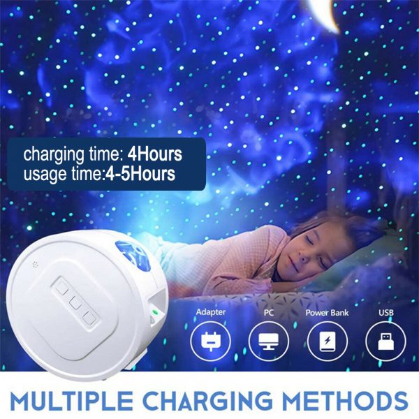 3-in-1 Nebula Moon and Starry Night Sky LED Light Projector_9