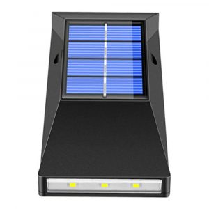 2pcs LED Outdoor Garden Solar Powered LED Wall Lamps