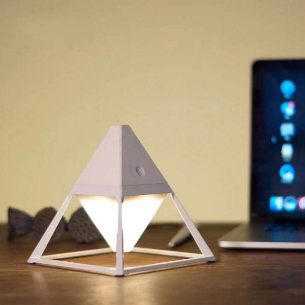 Triangular Volcano Design LED Night Light and Humidifier_4