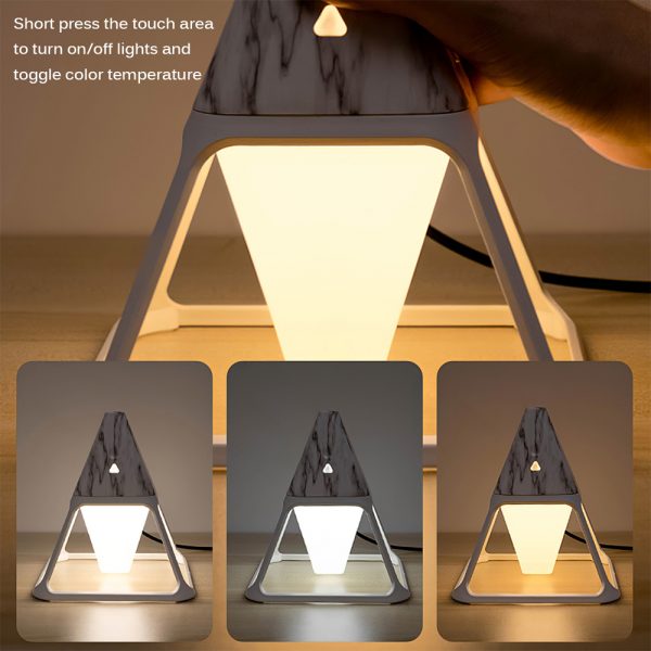 Triangular Volcano Design LED Night Light and Humidifier_10