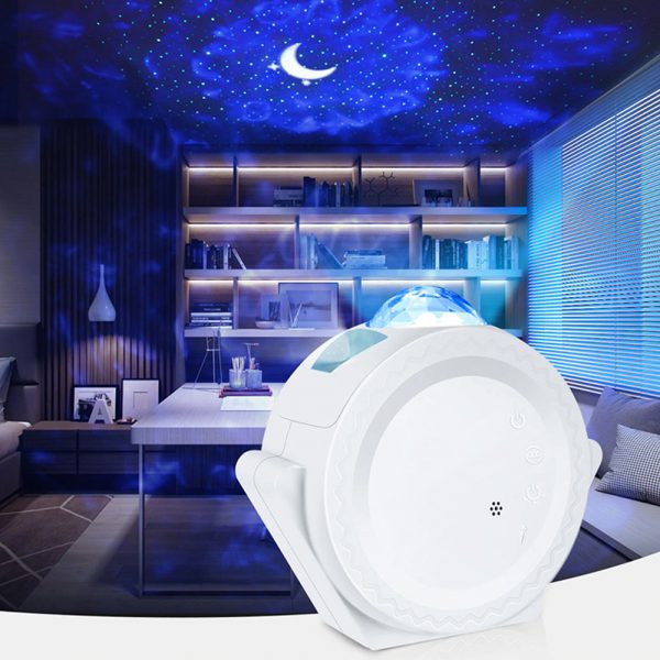 LED Night Light Wi-Fi Enabled Star Projector with Nebula Cloud_5