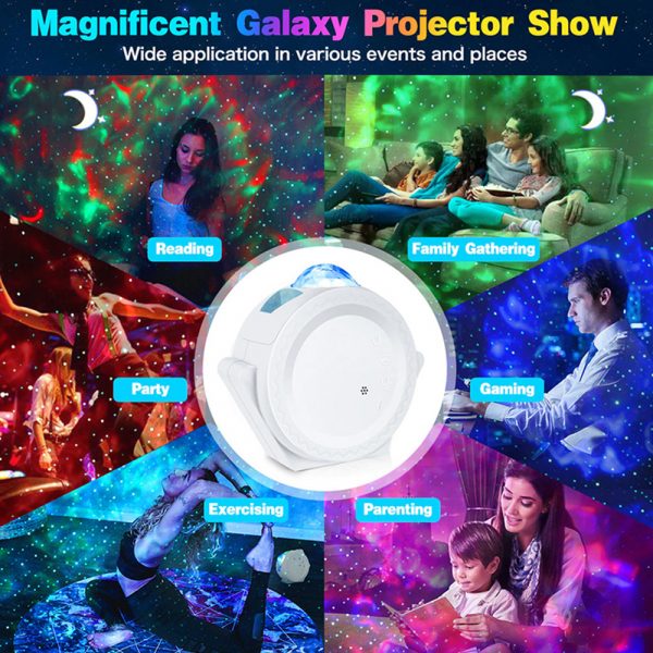 LED Night Light Wi-Fi Enabled Star Projector with Nebula Cloud_10