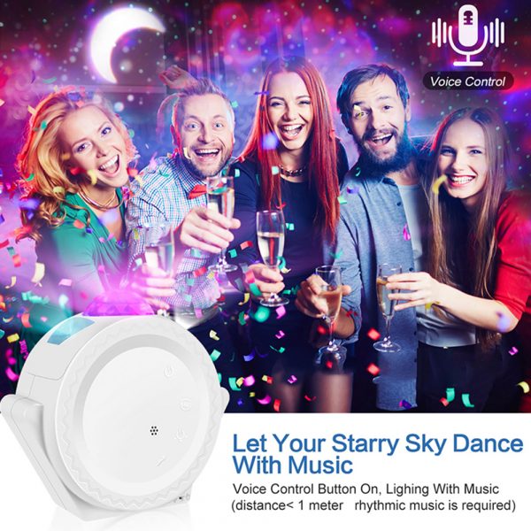 LED Night Light Wi-Fi Enabled Star Projector with Nebula Cloud_11