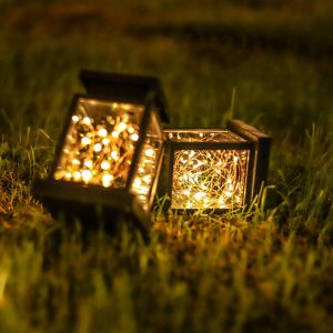 Solar Powered Decorative LED Lamp Outdoor Garden Light