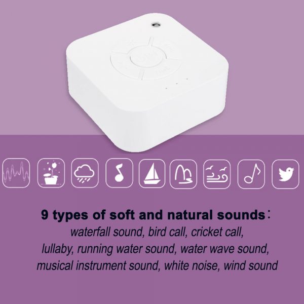 USB Rechargeable White Noise Machine Relaxation Device_6