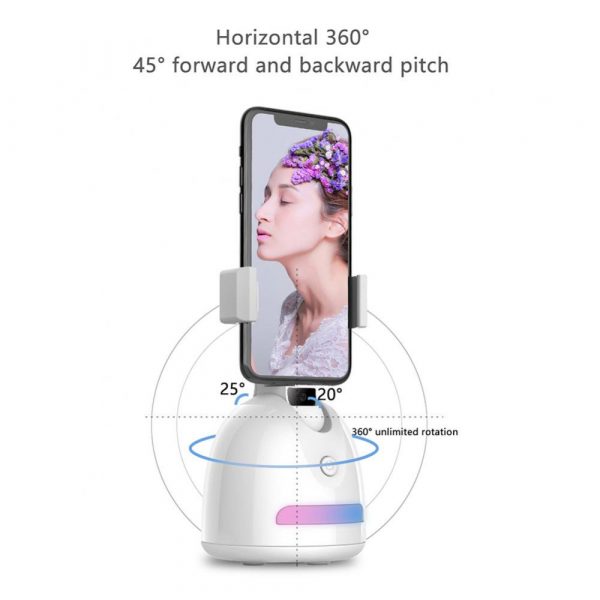 360° Object Tracking Battery Operated Mobile Phone Holder_3