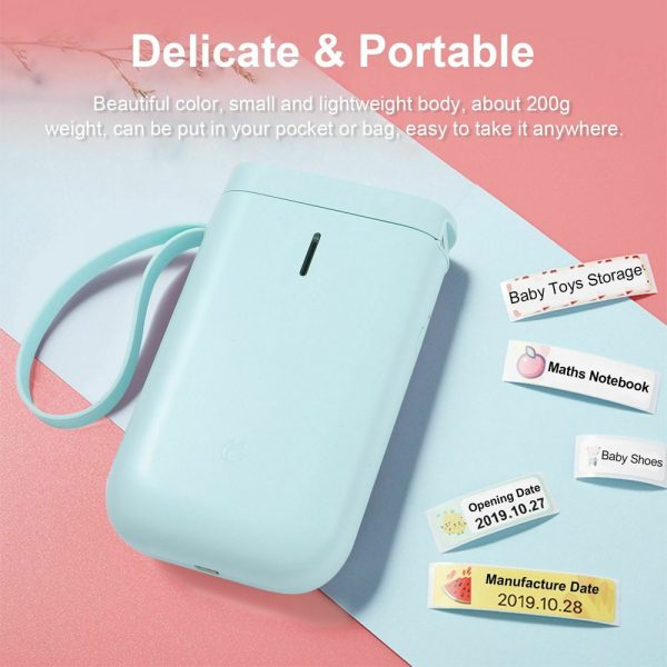 D11 Portable Wireless Thermal Inkless Bluetooth Label Printer_8