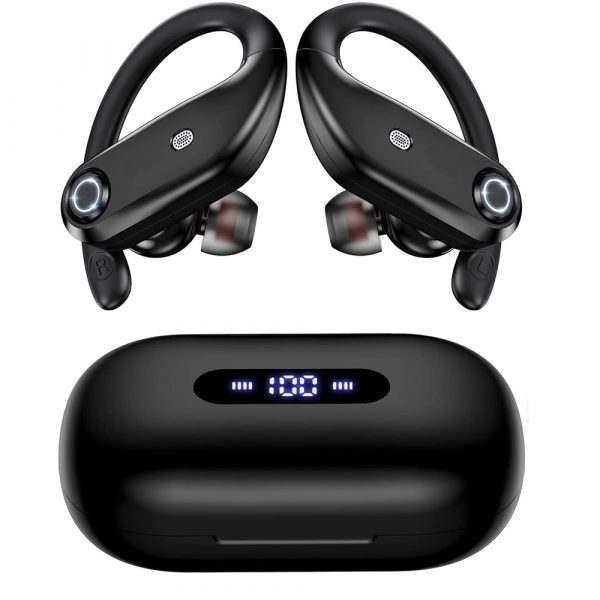 TWS Wireless Earbuds Over Ear Earphones with Charging Case_1
