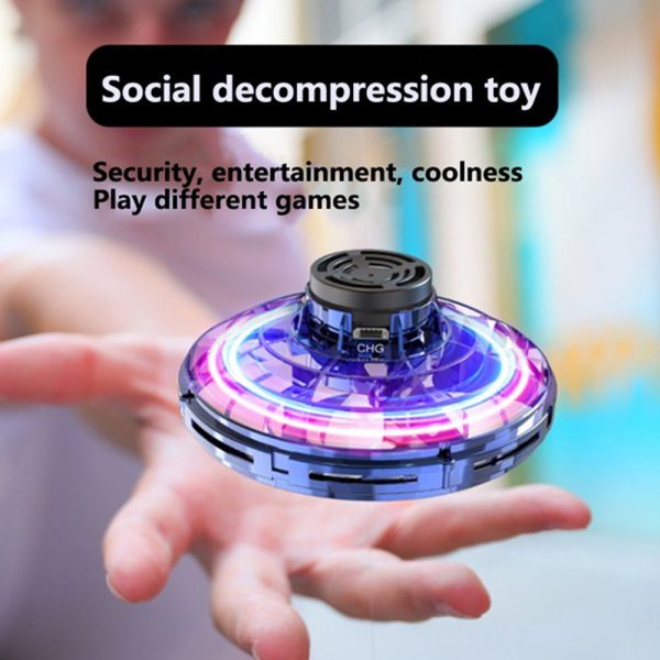 Interactive Flying Gyro Decompression UFO Children’s Toy_11