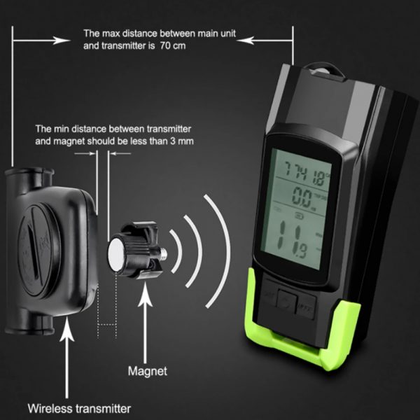 3-in-1 Bicycle Speedometer Rechargeable T6 LED Bike Light_13