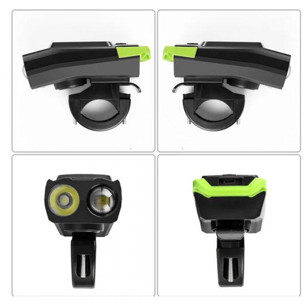 3-in-1 Bicycle Speedometer Rechargeable T6 LED Bike Light_7